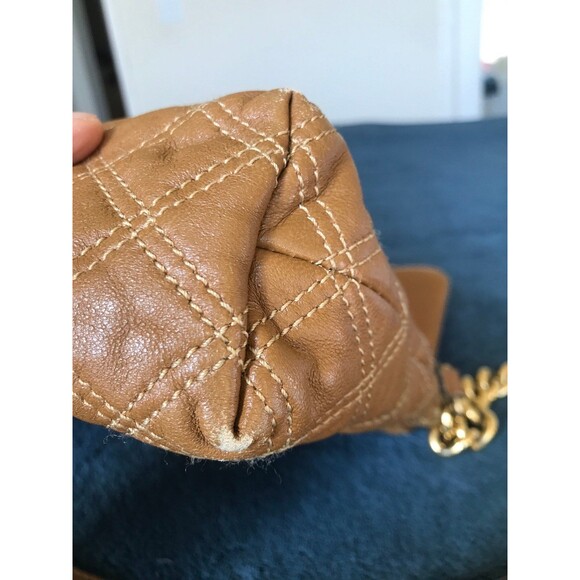 Marc Jacobs collection quilted single flap shoulder bag in brown made in Italy - Picture 12 of 12